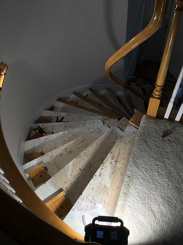Hardwood Staircase