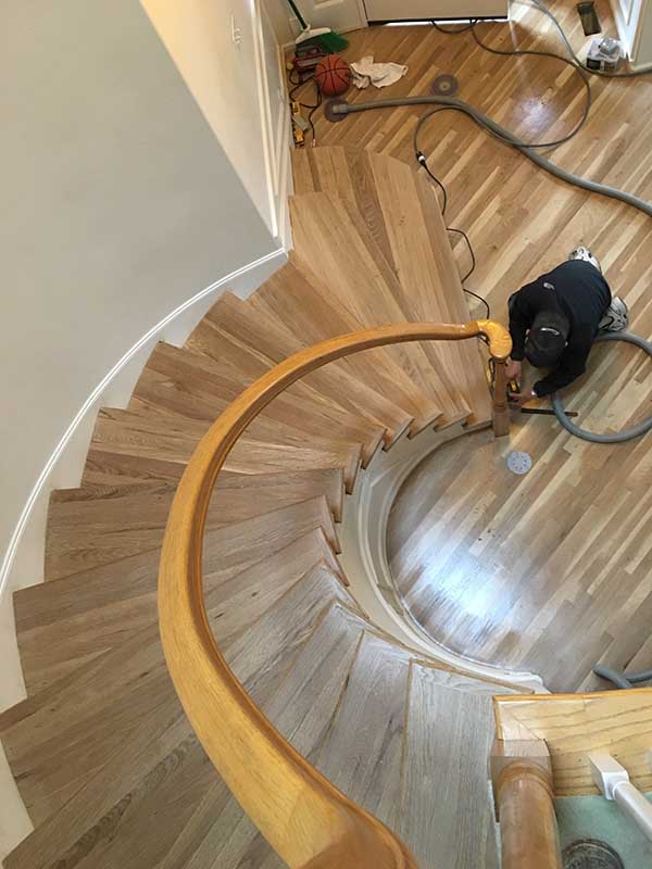 Hardwood Staircase